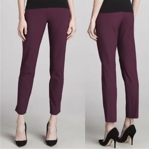 Theory Purple Cropped Trouser